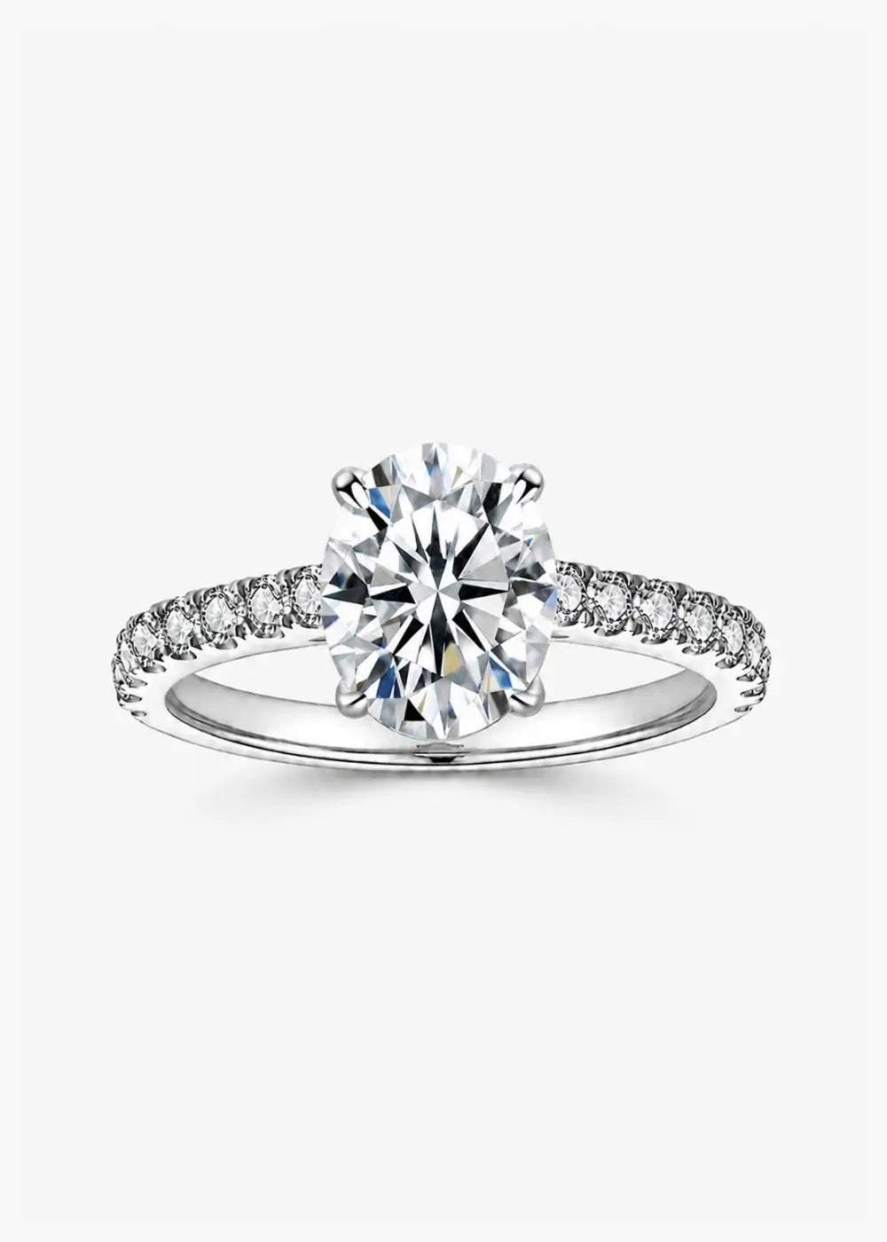 Moissanite solitaire ring collection — Aurora Moissanite