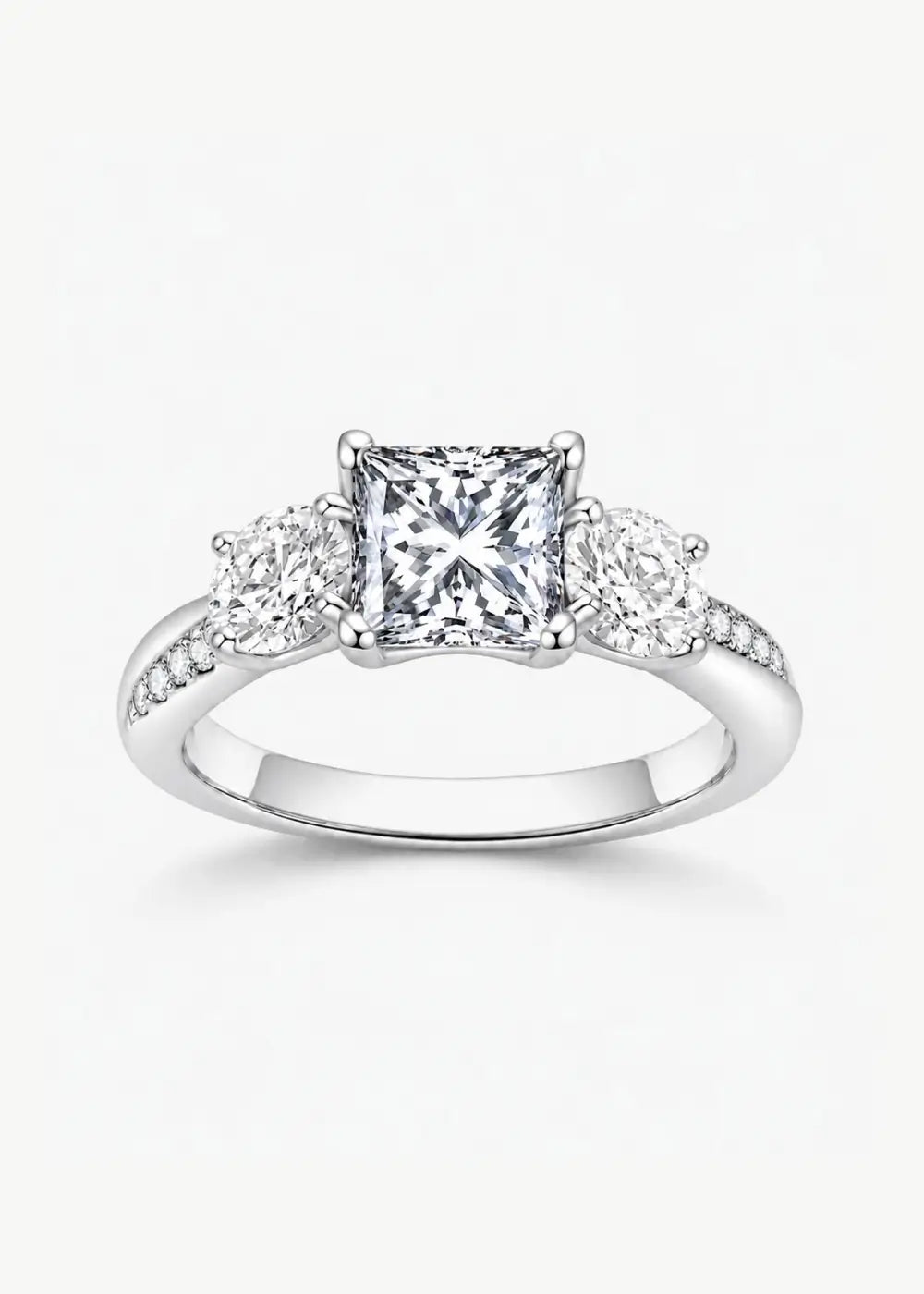 Moissanite vintage-inspired ring collection — Aurora Moissanite