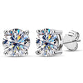 AnuJewel 2ct D Color Moissanite 925 Sterling Silver Stud Earrings for Women With Cer Certificate Jewelry Jewelry Custom Earrings
