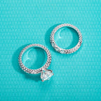 The Finn Ring lifestyle — moissanite bridal set worn on finger — Aurora Moissanite