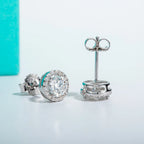AnuJewel 1cttw D Color Round Cut Moissanite Diamond  925 Sterling Silver Stud Earrings For Woman Jewelry Wholesale