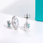AnuJewel 1cttw-6cttw Marquise Moissanite Earrings 925 Sterling Silver D Color VVS1 Moissanite Classic Stud Earring for Woman