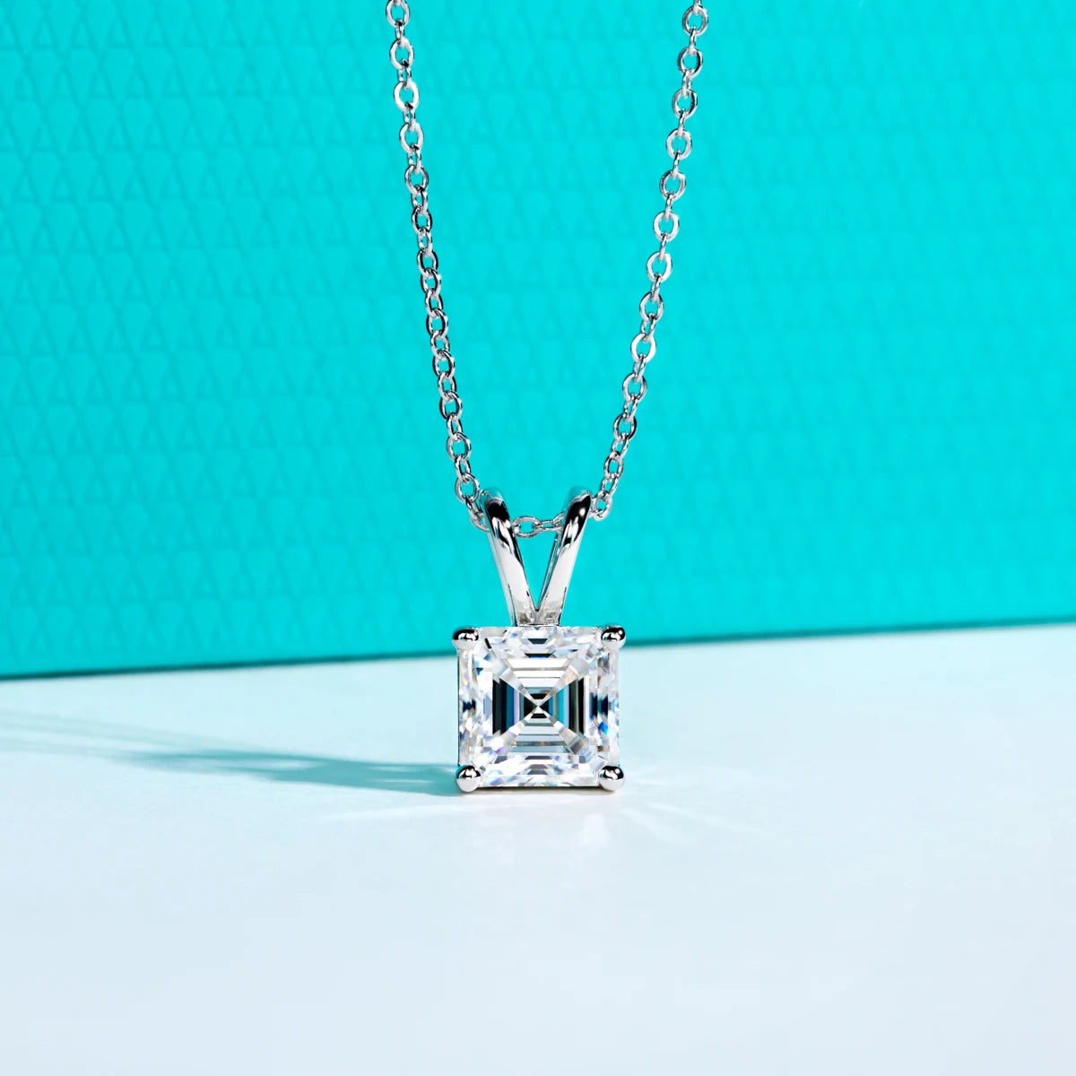 AnuJewel Irregularly Shaped Moissanite Necklace