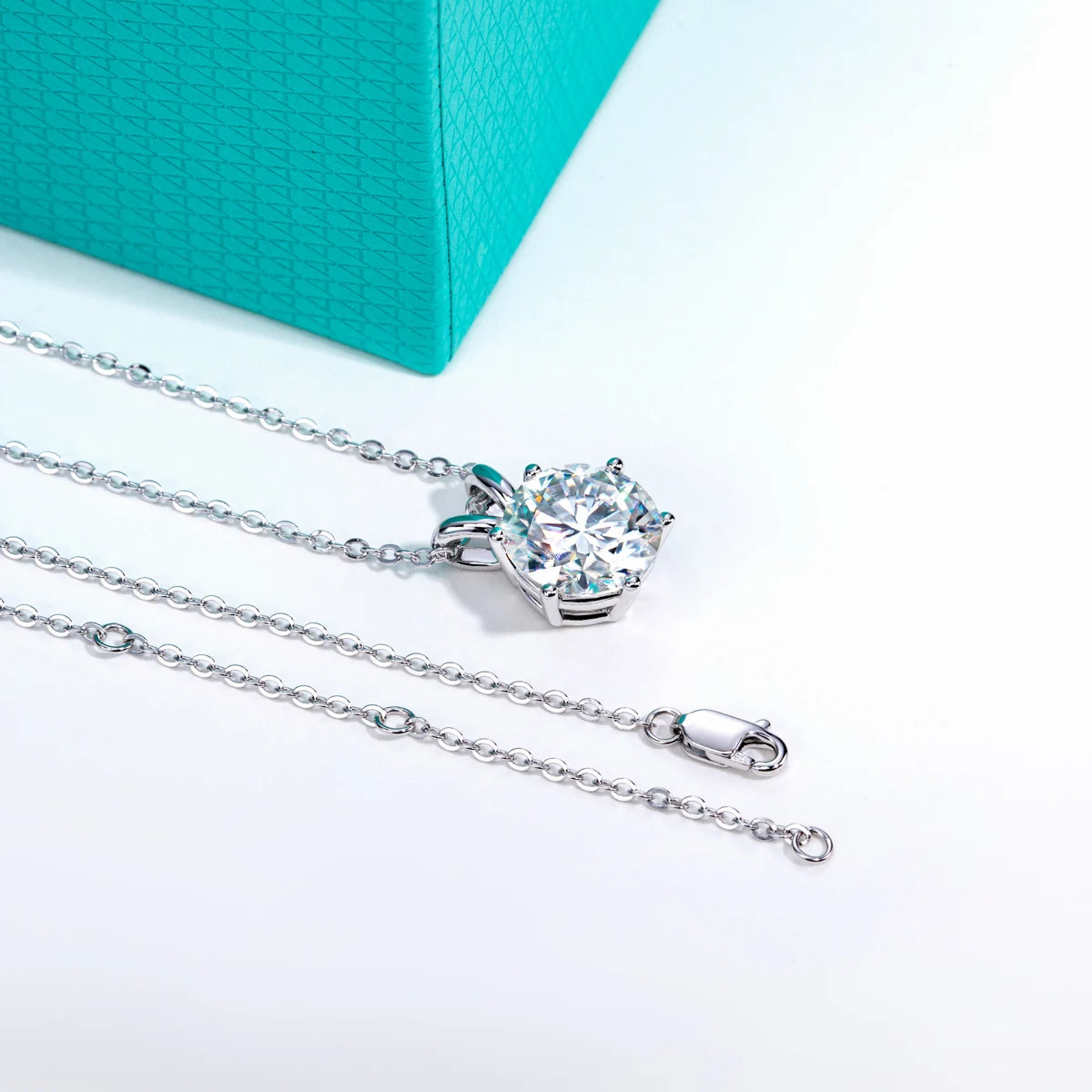 AnuJewel 1ct 3ct 5ct D Color  Moissanite Diamond  Top Quality 18K Gold Plated  Pendant Necklace Fine Jewelry Gifts Wholesale