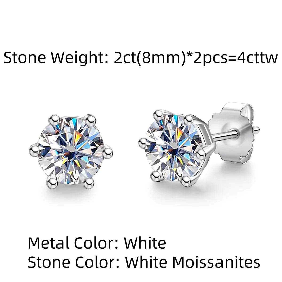 AnuJewel Moissanite Earrings （Not participating in the event.）