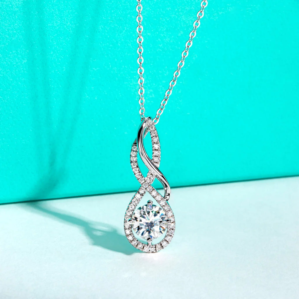 AnuJewel 2ct D Color Moissanite Diamond Pendant Luxurious Necklace 925 Sterling Silver For Women Fine Jewelry Gifts Wholesale
