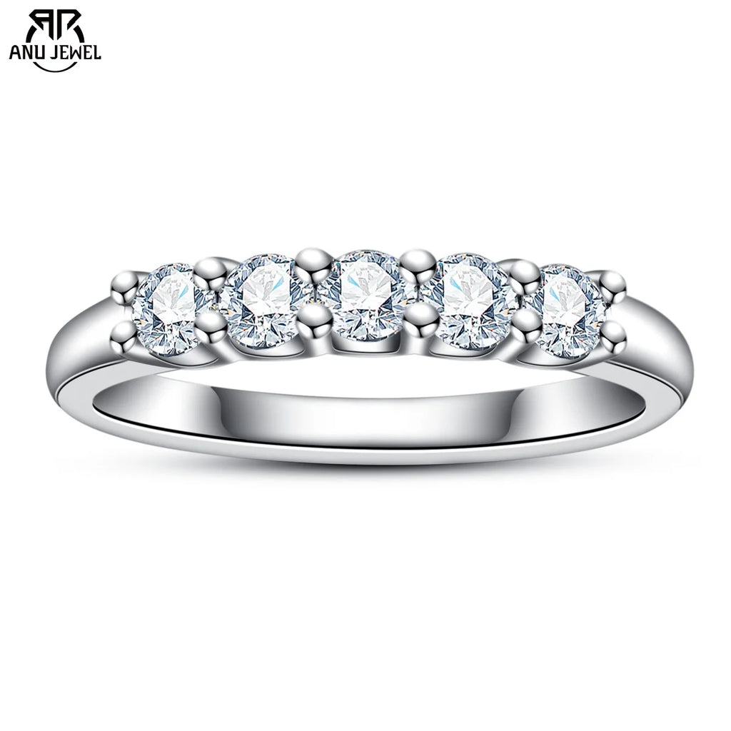 3mm moissanite bezel band, 14K gold plated copper base, white background — Aurora Moissanite