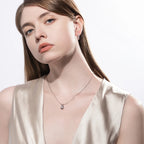 AnuJewe 1ct/2ct D Color  Moissanite Diamond  Necklace Top Quality 18K Gold Plated  Pendant Necklace Fine Jewelry Gifts Wholesale