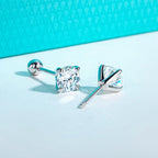 AnuJewel 1ct D Color Moissanite Classic Earring 925 Sterling Silver 18K Plated Stud Earrings for Woman Fine Jewelry Wholesale