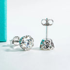 AnuJewel 2cttw-6cttw Moissanites Diamond Earrings 925 Sterling Silver D Color VVS1 Moissanite Classic Stud Earrings For Woman