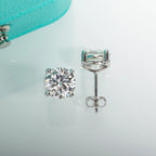 AnuJewel 2ct D Color Moissanite 925 Sterling Silver Stud Earrings for Women With Cer Certificate Jewelry Jewelry Custom Earrings