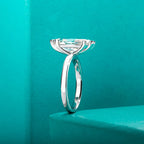 Marquise moissanite 3ct D color VVS1, prong solitaire — Aurora Moissanite
