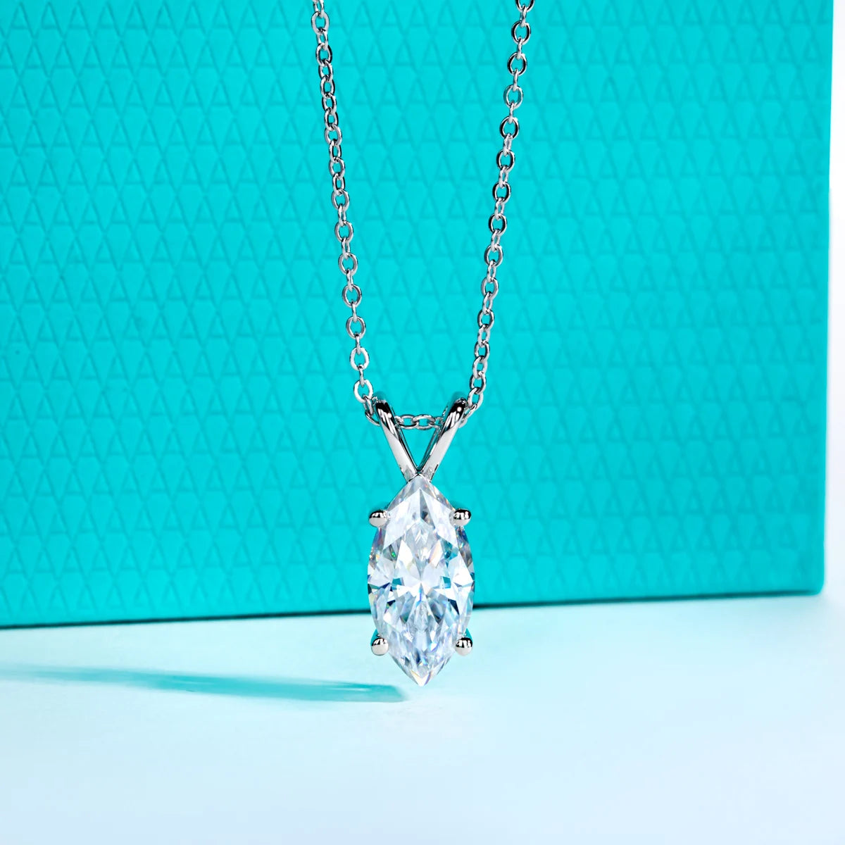 AnuJewel Irregularly Shaped Moissanite Necklace