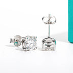 AnuJewel 10k Gold 4/3/2/1.6/1/0.6ct Moissanite Stud Earrings For Women Real 10K Gold Post Anti-allergy Men Earrings Jewelry