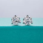 AnuJewel 2cttw D Color Moissanite Diamond Stud Earrings  925 Sterling Silver Classic Earrings Jewelry Wholesale