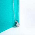 AnuJewel 1ct 3ct 5ct D Color  Moissanite Diamond  Top Quality 18K Gold Plated  Pendant Necklace Fine Jewelry Gifts Wholesale